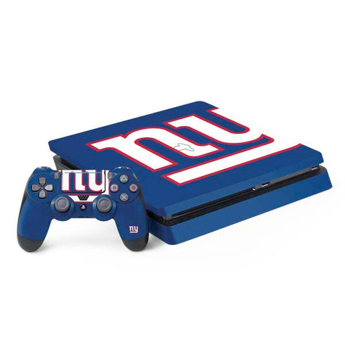 NFL New York Giants Large Logo PS4 Slim Bundle Skin